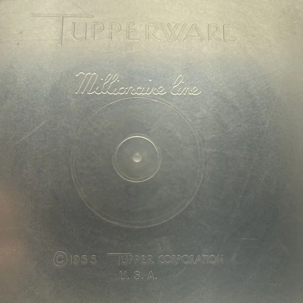 Vintage 1955 Tupperware Millionaire Line 312-36 With Lid 310-12